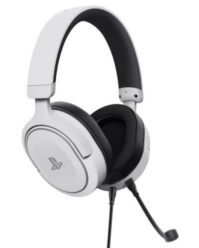 Ακουστικά gaming Trust - GXT 498W Forta, PS5, άσπρα  - 4