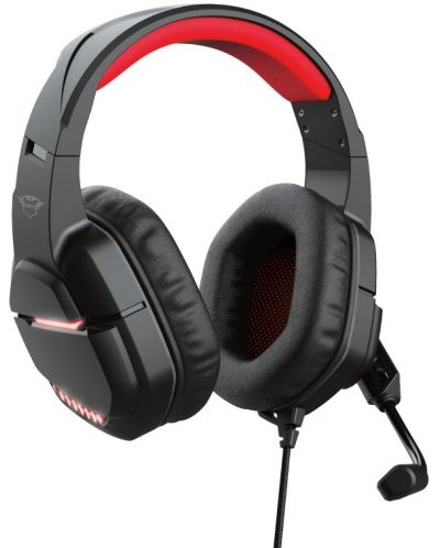 Gaming ακουστικά με μικρόφωνο Trust - GXT 448 Nixxo, μαύρα - 1