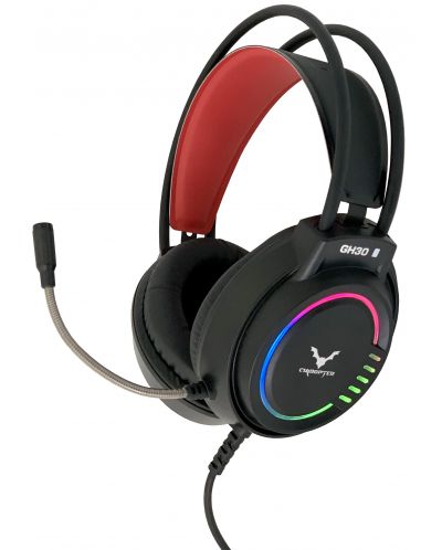 Gaming ακουστικά Wesdar - GH30, μαύρα - 1