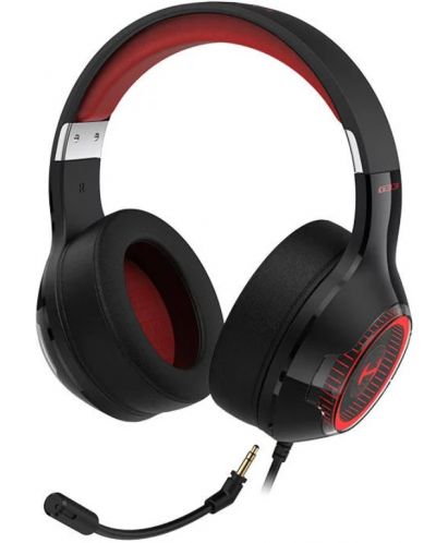 Ακουστικά gaming Edifier - Hecate G33, μαύρο/κόκκινο - 6
