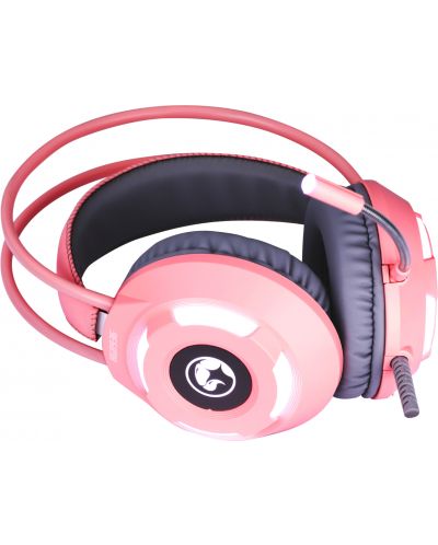 Gaming ακουστικά Marvo - HG8936, ροζ - 5