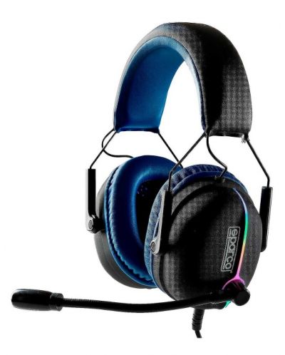 Ακουστικά gaming Sparco - GRAND PRIX, μαύρο/μπλε - 1