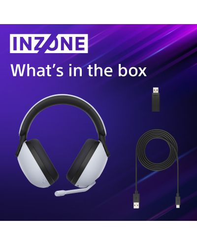 Gaming ακουστικά Sony - Inzone H7, PS5, ασύρματα, λευκά - 10
