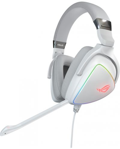 Gaming ακουστικά Asus - ROG Delta, λευκά - 1