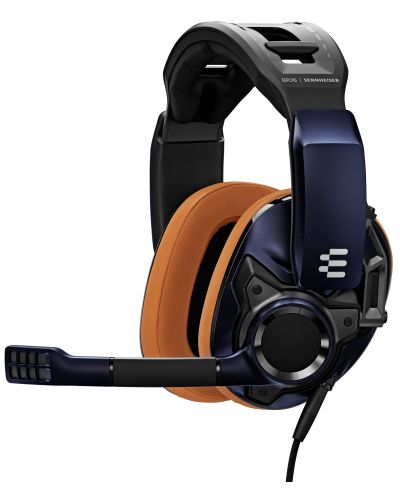 Ακουστικά gaming EPOS - GSP 602, μαύρο/μπλε - 1