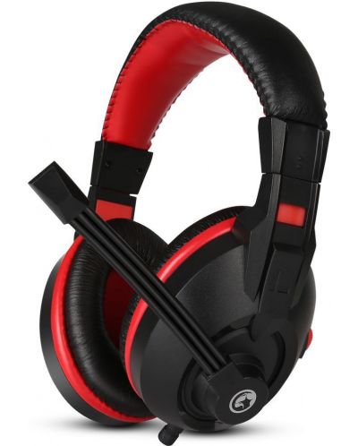 Gaming ακουστικά Marvo - H8321, μαύρα/κόκκινα - 1