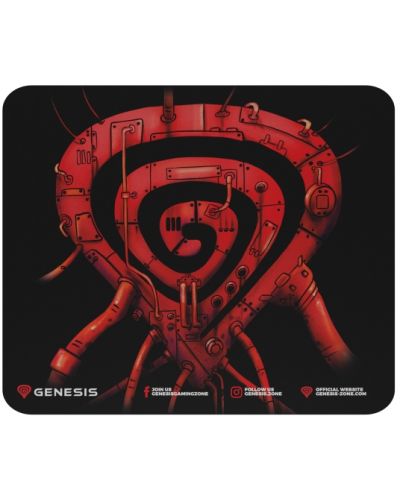 Genesis Gaming Mouse Pad - Pump Up The Game, S, Μαύρο - 1