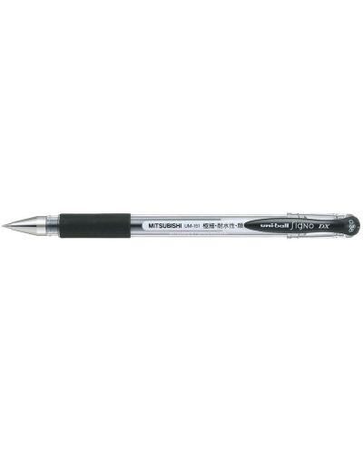  Στυλό   τζελ  Uni Signo - UM-151, DX Ultrafine, 0,38 mm, μαύρο - 1