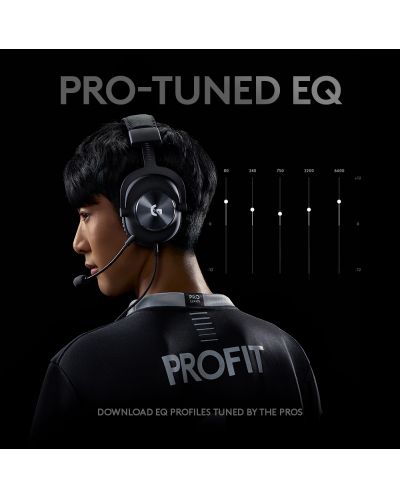 Ακουστικά gaming Logitech - Pro X, μαύρο - 9