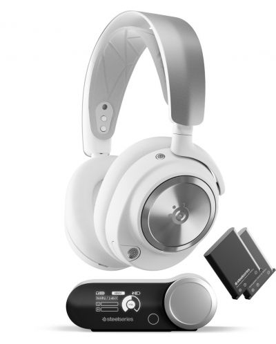 Ακουστικά gaming  SteelSeries - Arctis Nova Pro WL X, Xbox,  ασύρματα, λευκά - 1