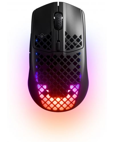 Gaming ποντίκι SteelSeries - Aerox 3 (2022), ασύρματο, μαύρο - 1
