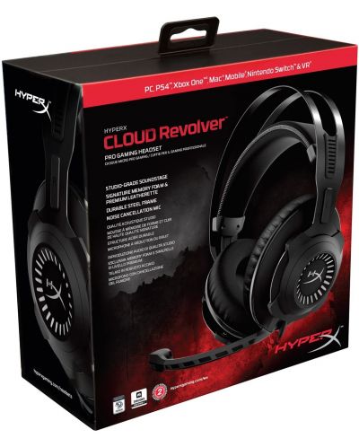 Ακουστικά gaming HyperX - Cloud Revolver, PS4, μαύρα - 7