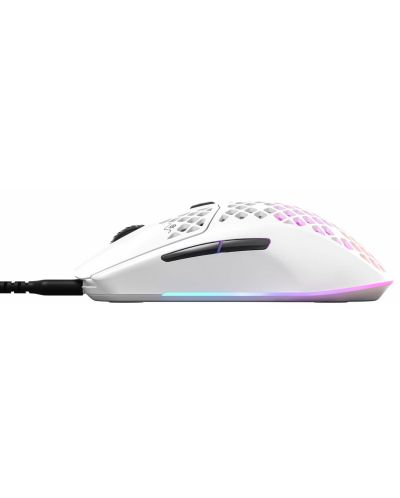 Gaming ποντίκι SteelSeries - Aerox 3 (2022), ασύρματο, άσπρο - 4