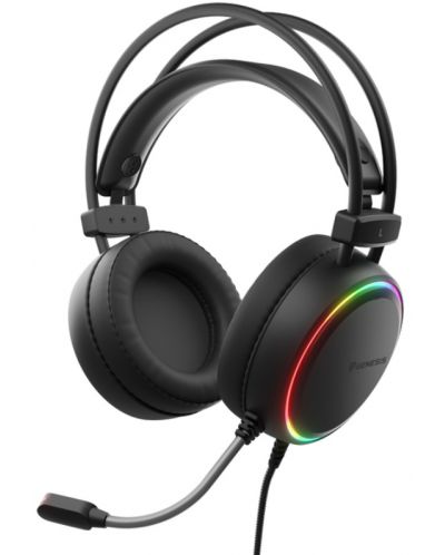 Ακουστικά gaming Genesis - Neon 613, μαύρα - 1