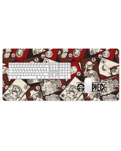 Gaming pad για ποντίκι  Erik - One Piece, XL,κόκκινο - 4