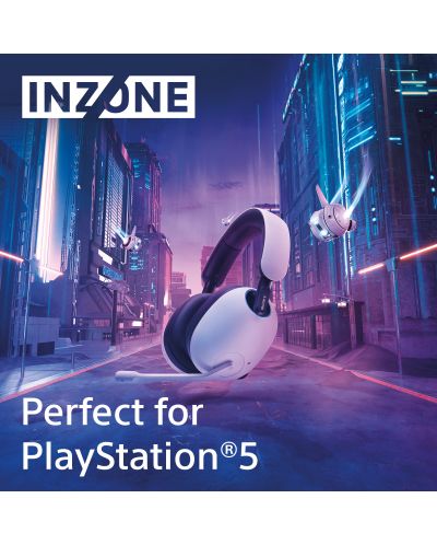 Gaming ακουστικά Sony - Inzone H9, PS5, ασύρματα, λευκά - 10
