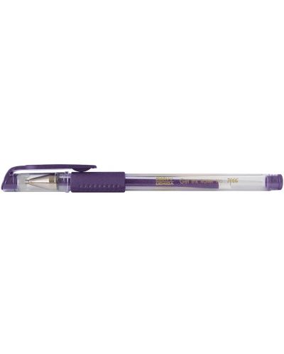 Στυλό gel 700GM μεταλλικό 0,7 mm, μωβ - 1