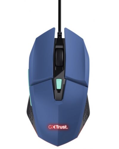 Ποντίκι gaming Trust - GXT109 Felox, οπτικό, μπλε - 1
