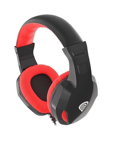 Ακουστικά gaming Genesis - Argon 100 Red, μαύρα - 2