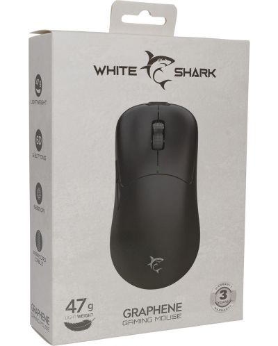 Ποντίκι gaming White Shark - GRAPHENE, οπτικό, μαύρο - 7