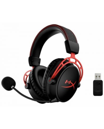 Gaming ακουστικά HyperX - Cloud Alpha, ασύρματα, μαύρο/κόκκινο - 2