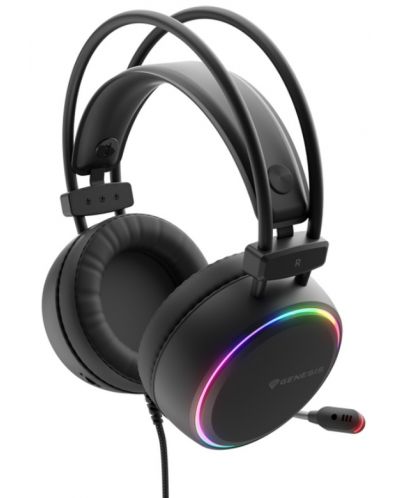 Ακουστικά gaming Genesis - Neon 613, μαύρα - 3