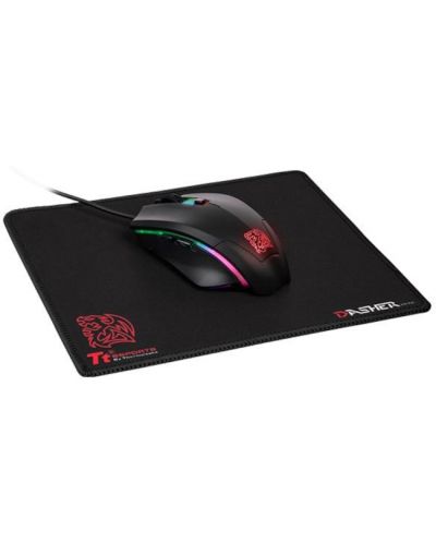 Σετ gaming Thermaltake - ποντίκι Talon Elite RGB, οπτικό, pad, μαύρο - 2