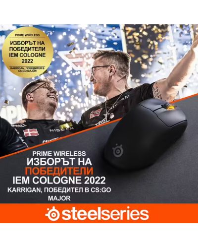 Gaming ποντίκι SteelSeries - Prime Wireless, Οπτικό , μαύρο - 4