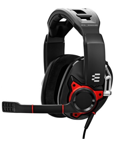 Ακουστικά gaming EPOS - GSP 600, μαύρο/κόκκινο - 1