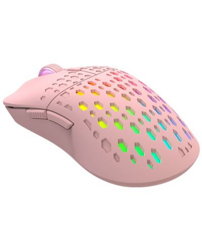 Ποντίκι gaming Xtrike ME - GM-209P, οπτικό, ροζ - 4