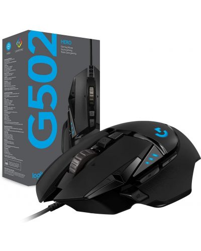 Gaming ποντίκι Logitech - G502 Hero, μαύρο - 12
