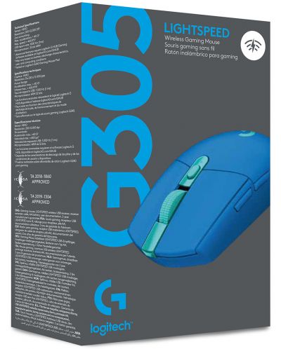 Gaming ποντίκι Logitech - G305 Lightspeed, Οπτικό , μπλε - 11