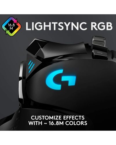 Gaming ποντίκι Logitech - G502 Hero, μαύρο - 9