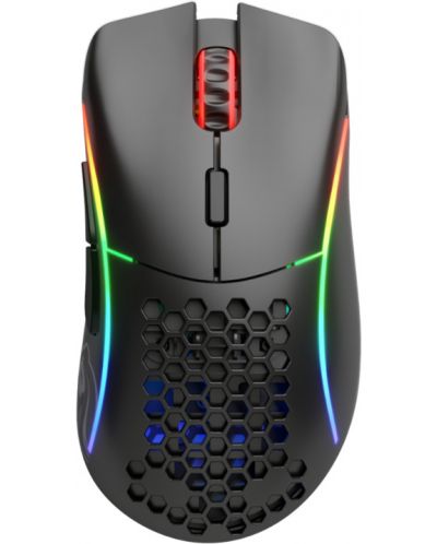 Gaming ποντίκι Glorious - Model D, οπτικό ασύρματο, μαύρο - 1