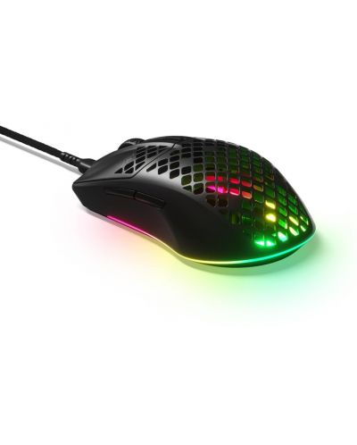 Gaming ποντίκι SteelSeries - Aerox 3 (2022), οπτικό, μαύρο - 3