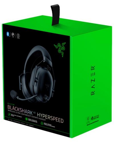 Ακουστικά gaming Razer - BlackShark V2 HyperSpeed, ασύρματα,μαύρα - 8