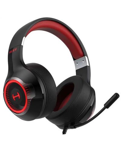 Ακουστικά gaming Edifier - Hecate G33, μαύρο/κόκκινο - 5