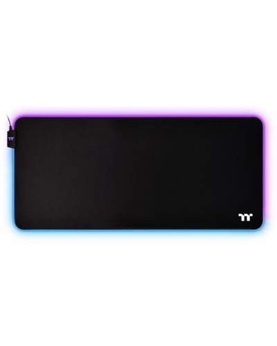  Gaming Pad για ποντίκι  Thermaltake - Level 20 RGB Extended, XXL, μαλακό, μαύρο - 1