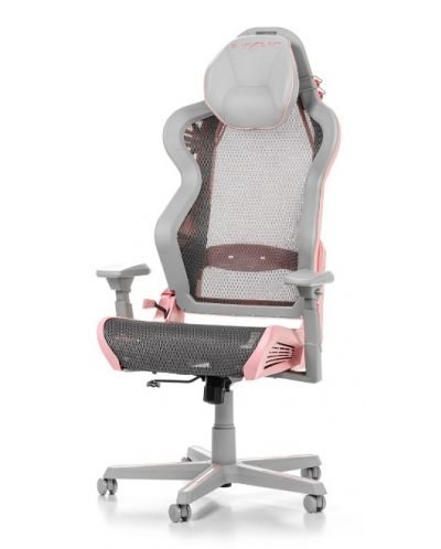 Καρέκλα παιχνιδιού DXRacer - AIR R1S-GPG, γκρι/ροζ - 2