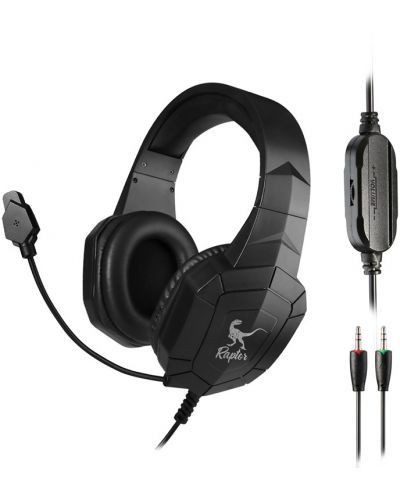 Ακουστικά gaming  Roxpower - Raptor LH-30, μαύρο - 2