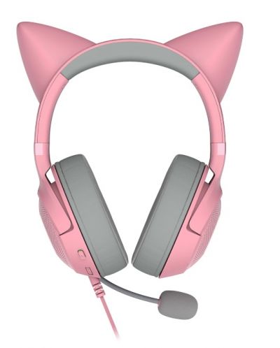 Ακουστικά gaming Razer - Kraken Kitty V2, Quartz Ed. - 3