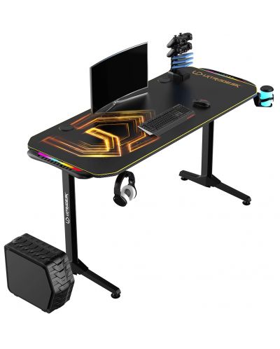 Γραφείο gaming Ultradesk - Frag V3, χρυσαφένιο - 2