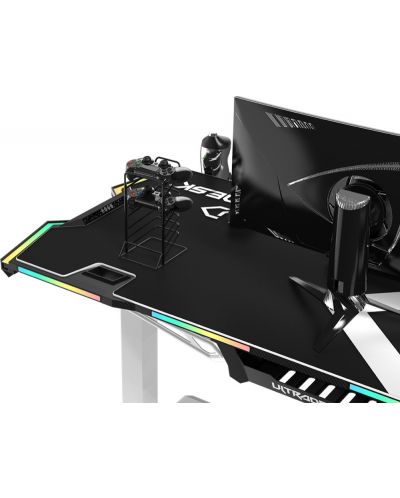 Γραφείο gaming Ultradesk - Force, λευκό - 10