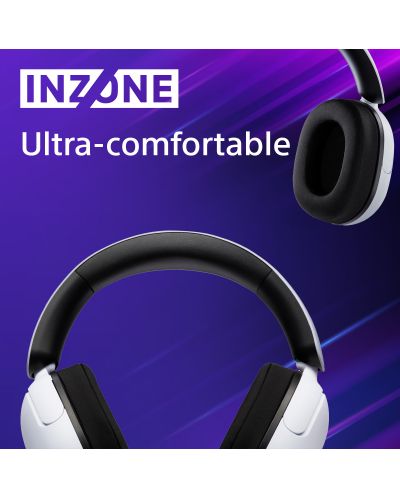Gaming ακουστικά Sony - Inzone H3, λευκά - 5