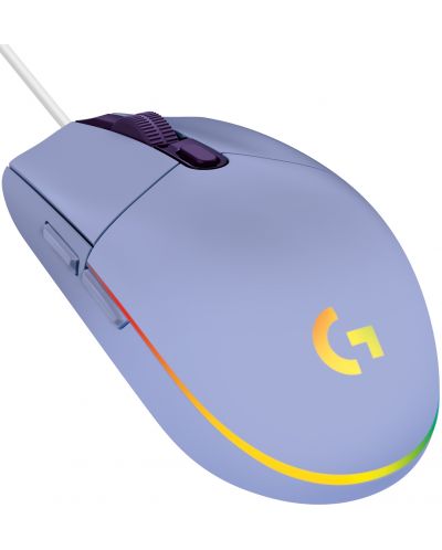 Gaming ποντίκι Logitech - G102 Lightsync, Οπτικό , RGB, μωβ - 1