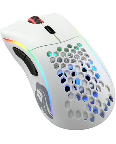 Gaming ποντίκι Glorious - Model D, οπτικό ασύρματο, άσπρο - 2