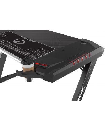 Γραφείο gaming Ultradesk - Rocket, μαύρο - 6