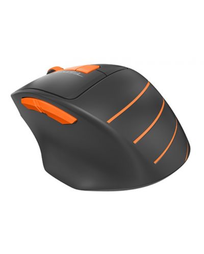Gaming ποντίκι A4tech - Fstyler FG30S, οπτικό ασύρματο, πορτοκαλί - 2