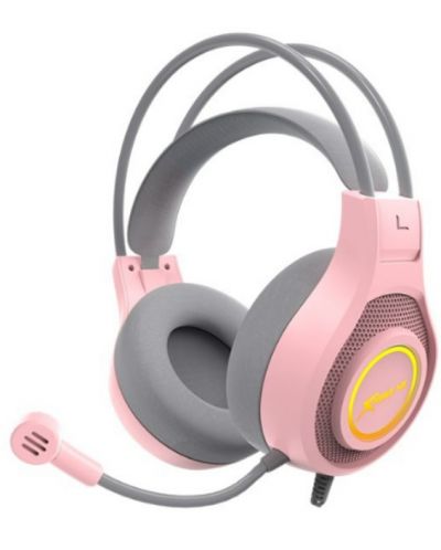 Ακουστικά gaming Xtrike ME - GH-515P, ροζ - 1