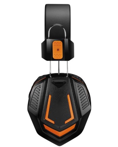 Ακουστικά gaming Canyon - Fobos GH-3A, μαύρο/πορτοκαλί - 2